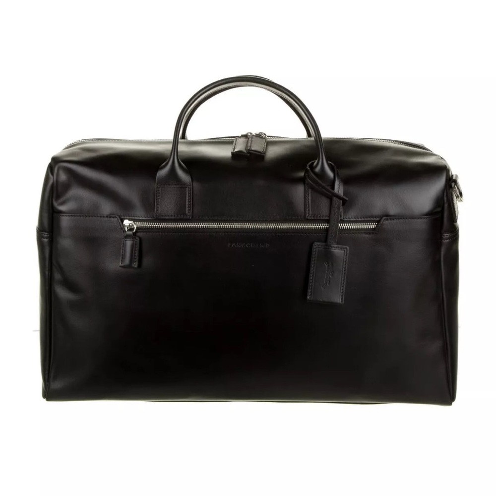 Longchamp Baxi Leather Duffel Bag